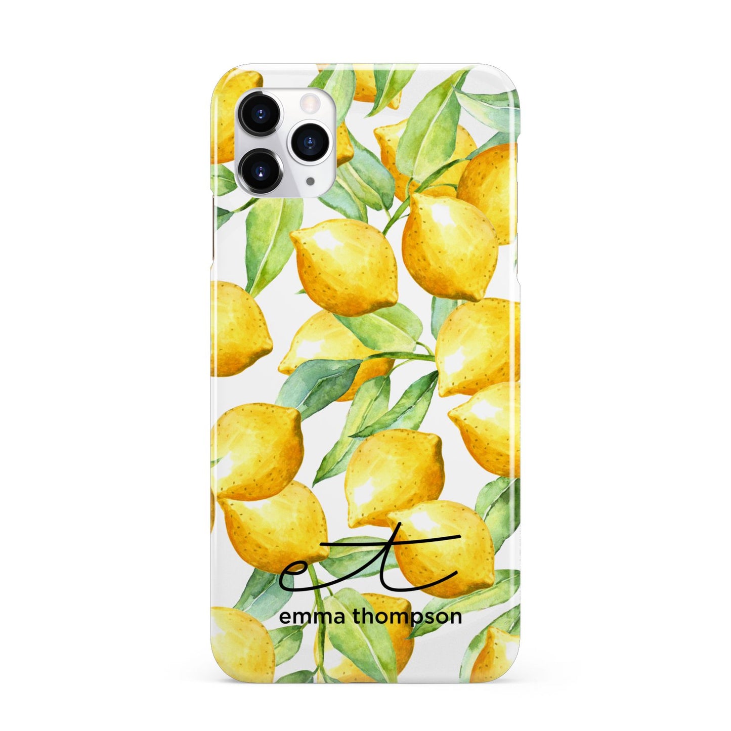 Personalised Lemons of Capri iPhone 11 Pro Max 3D Snap Case