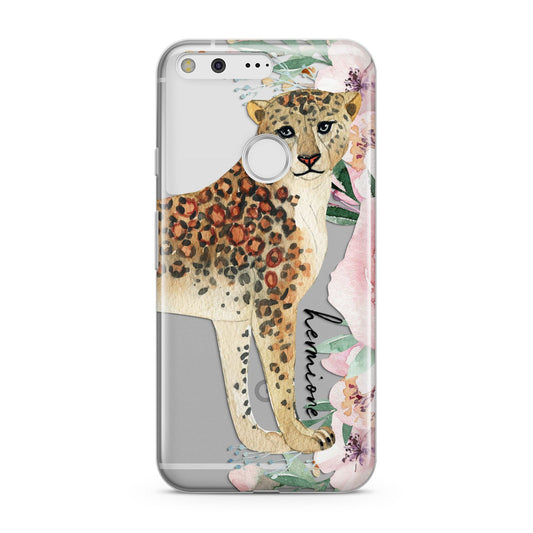 Personalised Leopard Google Pixel Case