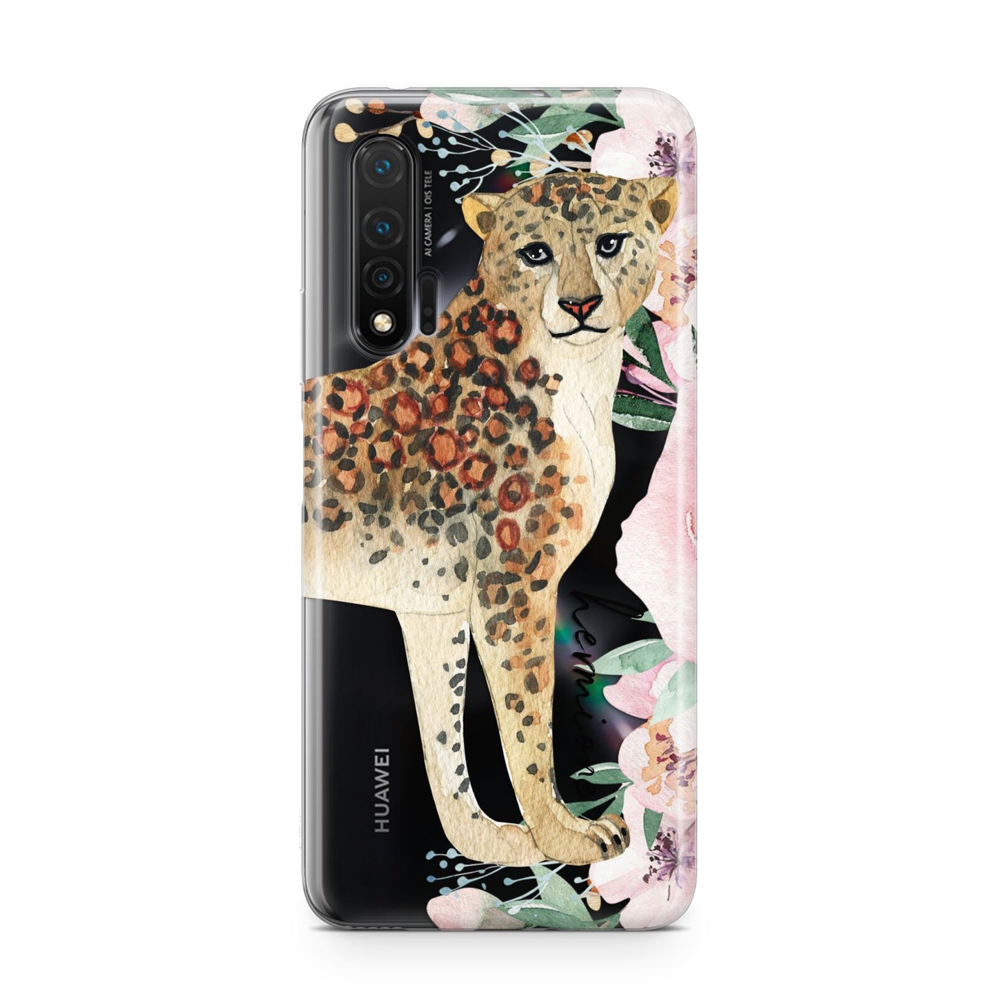 Personalised Leopard Huawei Nova 6 Phone Case