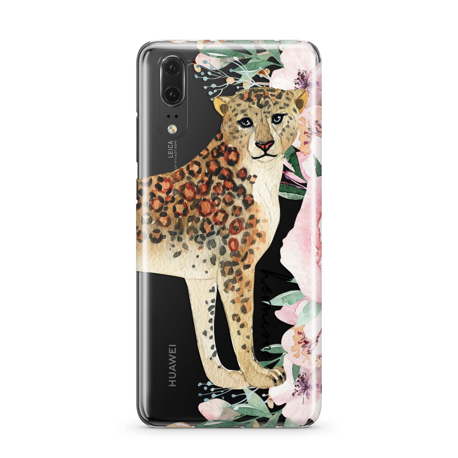 Personalised Leopard Huawei P20 Phone Case