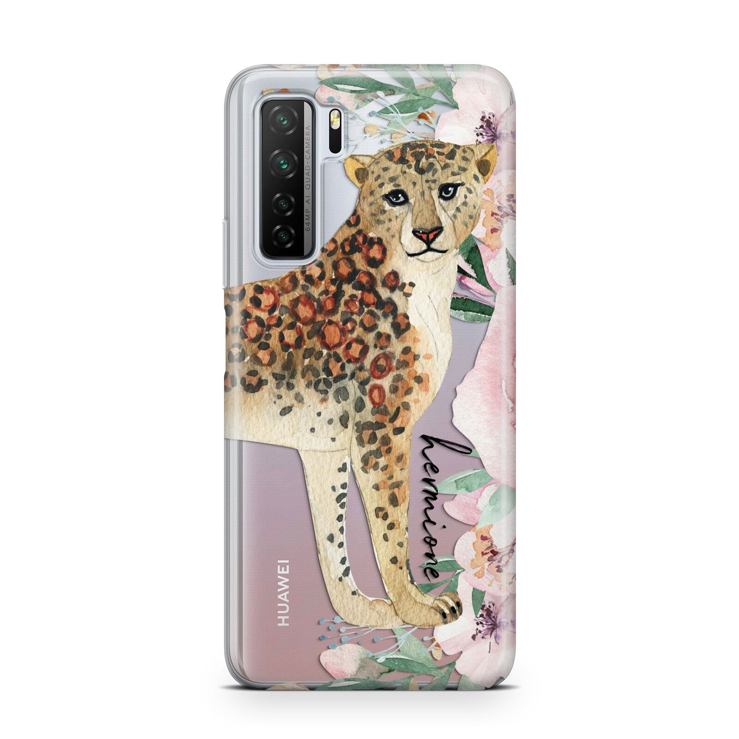 Personalised Leopard Huawei P40 Lite 5G Phone Case