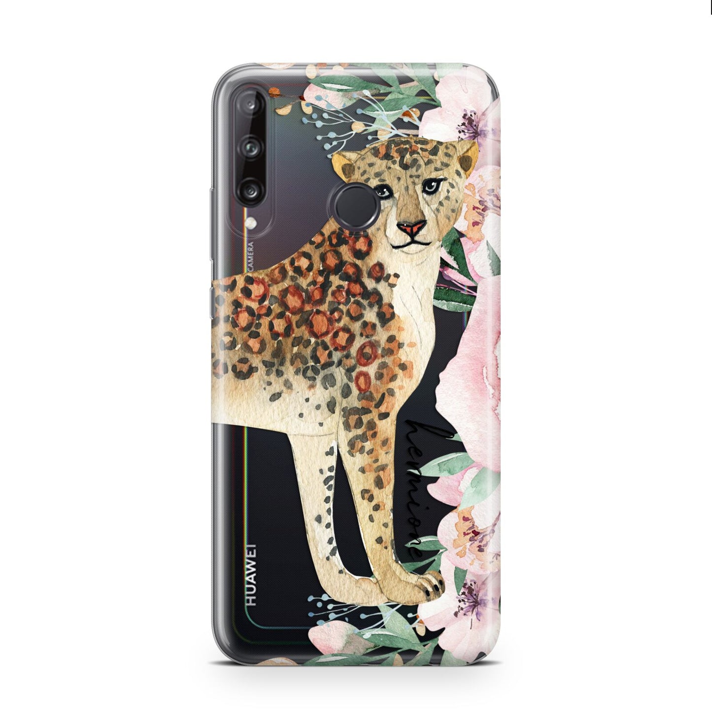 Personalised Leopard Huawei P40 Lite E Phone Case