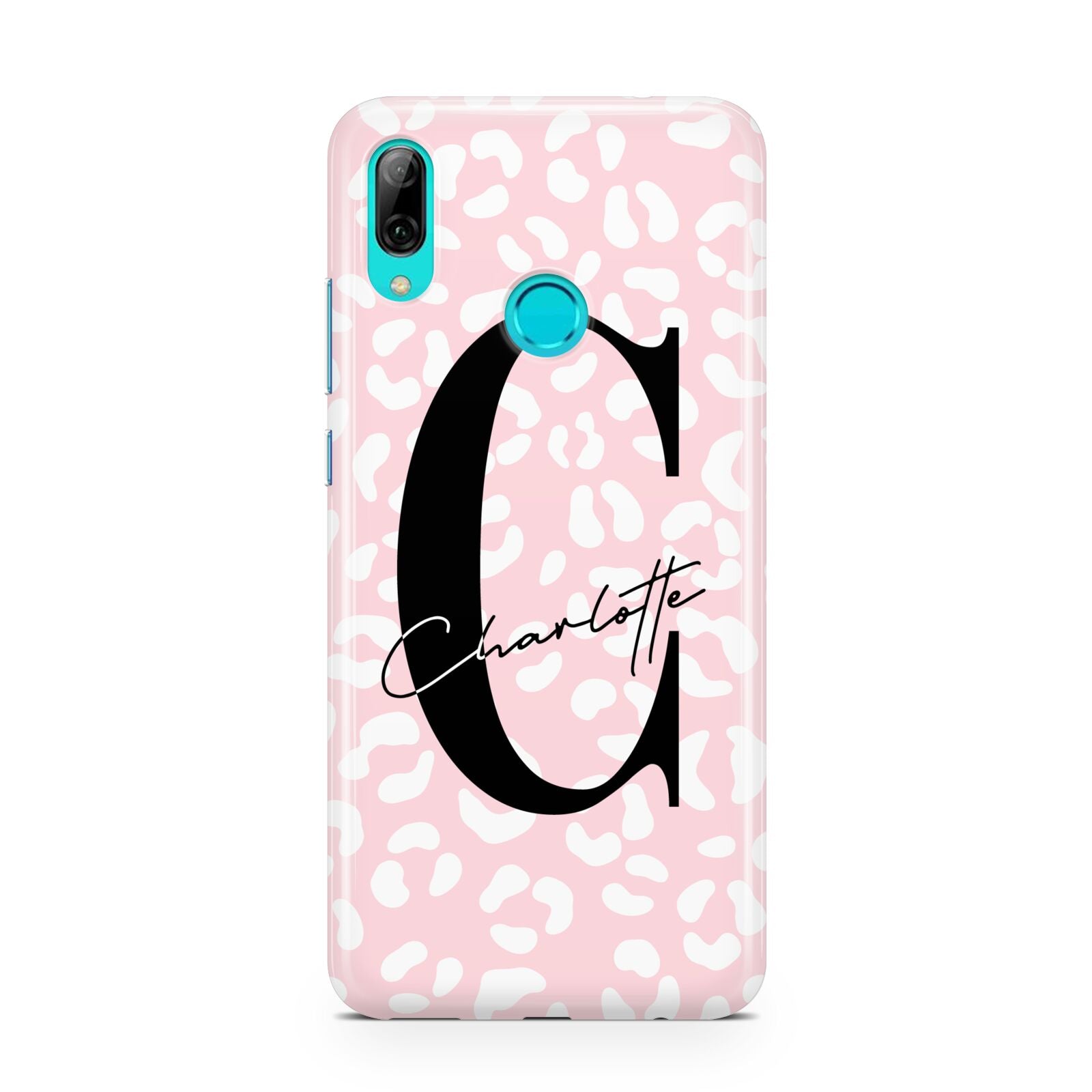 Personalised Leopard Pink White Huawei P Smart 2019 Case