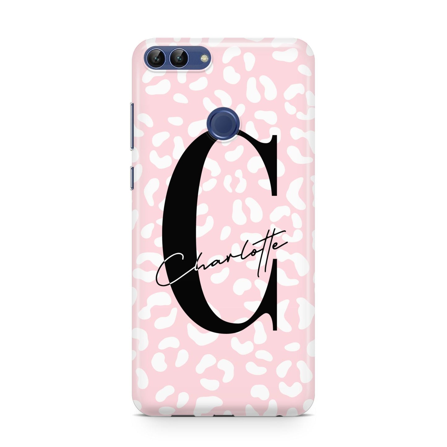 Personalised Leopard Pink White Huawei P Smart Case