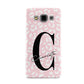 Personalised Leopard Pink White Samsung Galaxy A3 Case