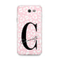Personalised Leopard Pink White Samsung Galaxy J7 2017 Case
