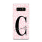 Personalised Leopard Pink White Samsung Galaxy Note 8 Case