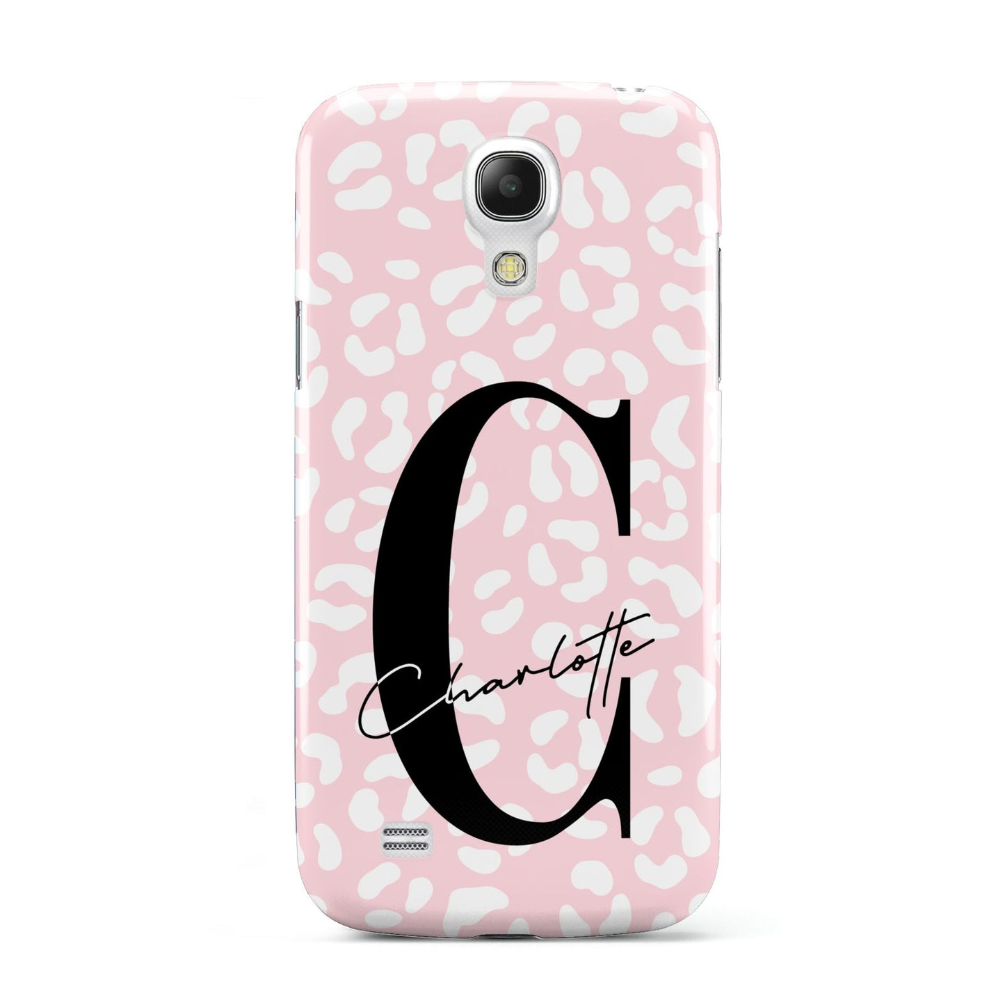 Personalised Leopard Pink White Samsung Galaxy S4 Mini Case