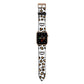 Personalised Leopard Print Apple Watch Strap with Gold Hardware