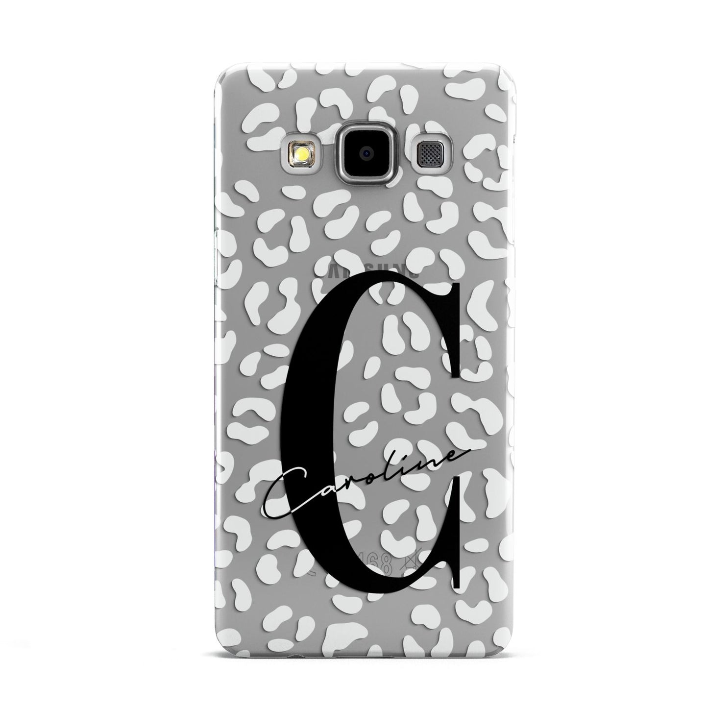 Personalised Leopard Print Clear Samsung Galaxy A5 Case