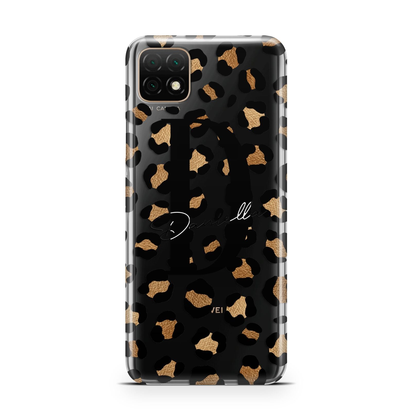 Personalised Leopard Print Huawei Enjoy 20 Phone Case