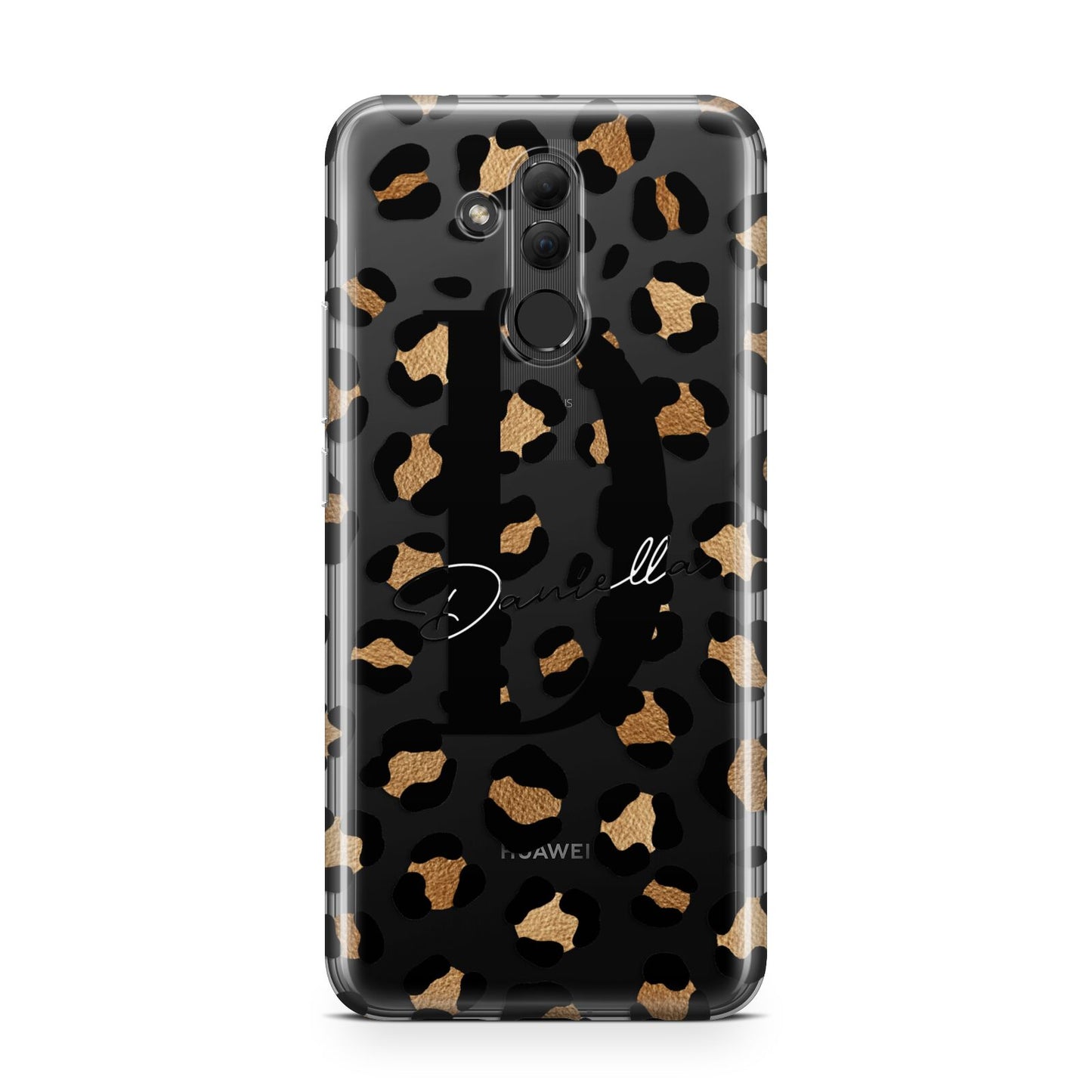 Personalised Leopard Print Huawei Mate 20 Lite