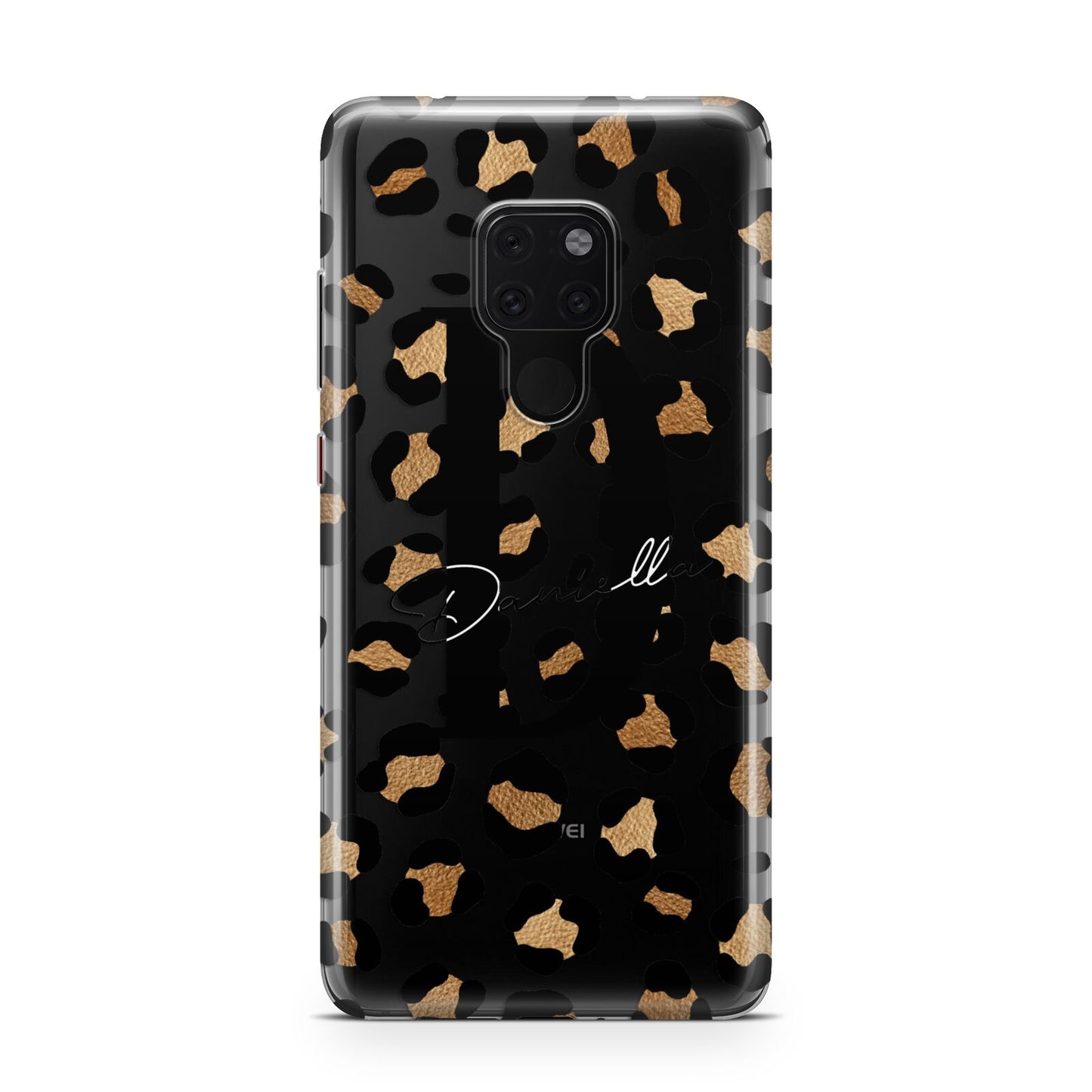 Personalised Leopard Print Huawei Mate 20 Phone Case