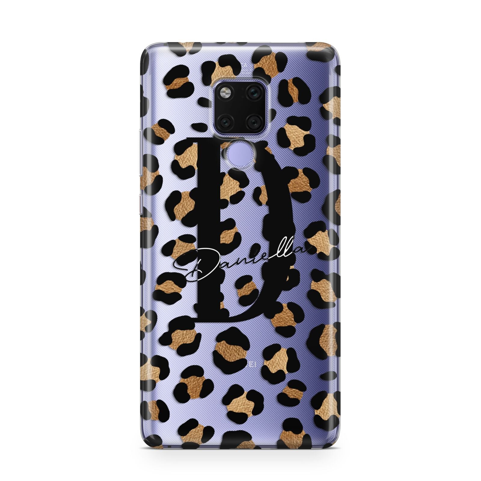 Personalised Leopard Print Huawei Mate 20X Phone Case