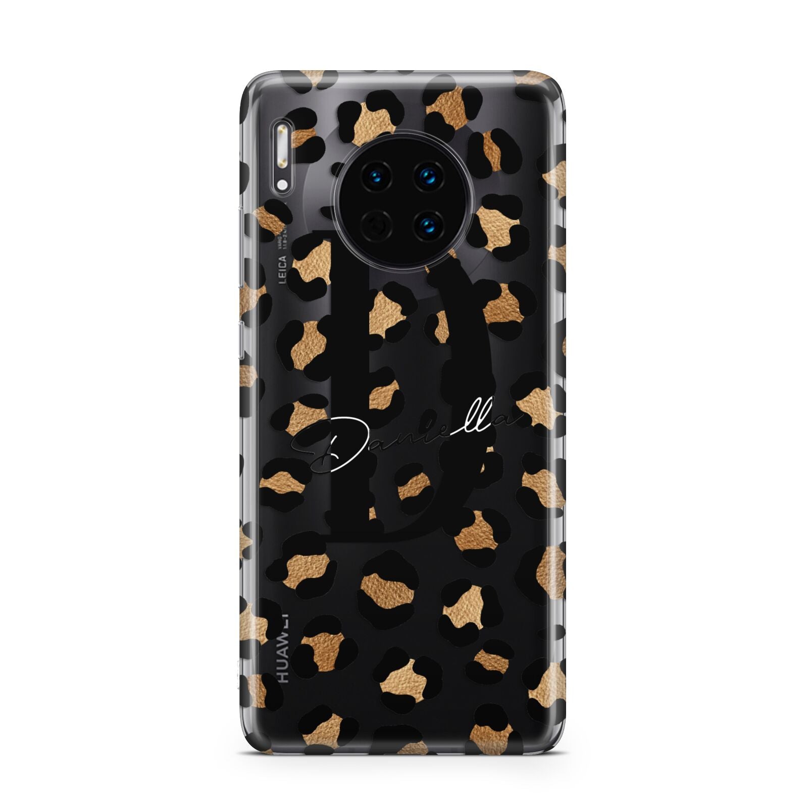 Personalised Leopard Print Huawei Mate 30