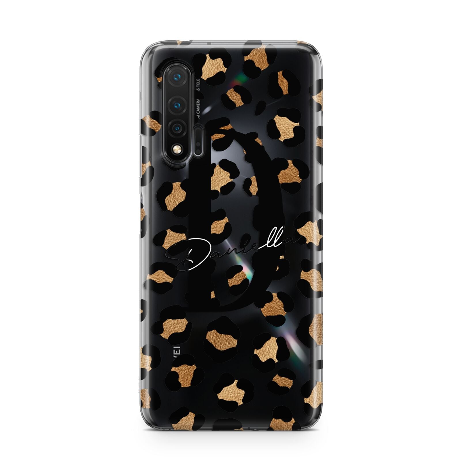 Personalised Leopard Print Huawei Nova 6 Phone Case