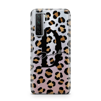 Personalised Leopard Print Huawei P40 Lite 5G Phone Case