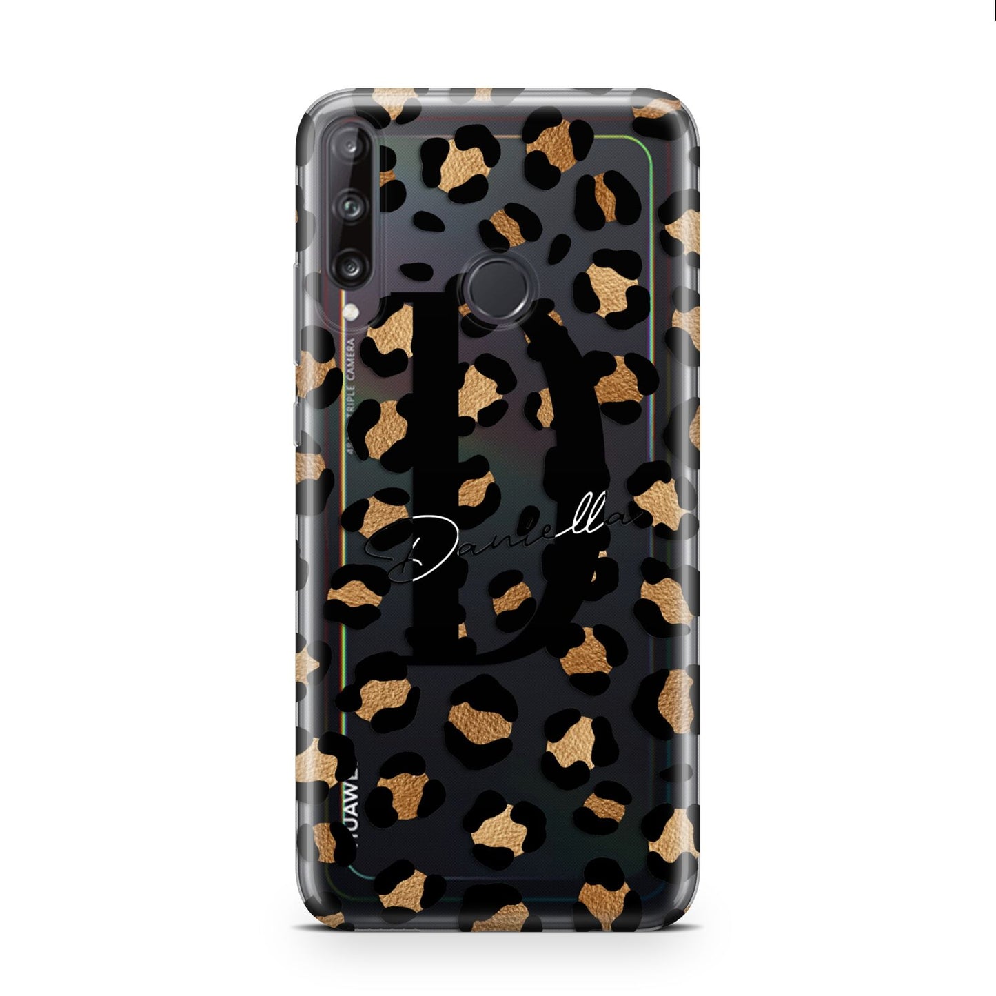 Personalised Leopard Print Huawei P40 Lite E Phone Case