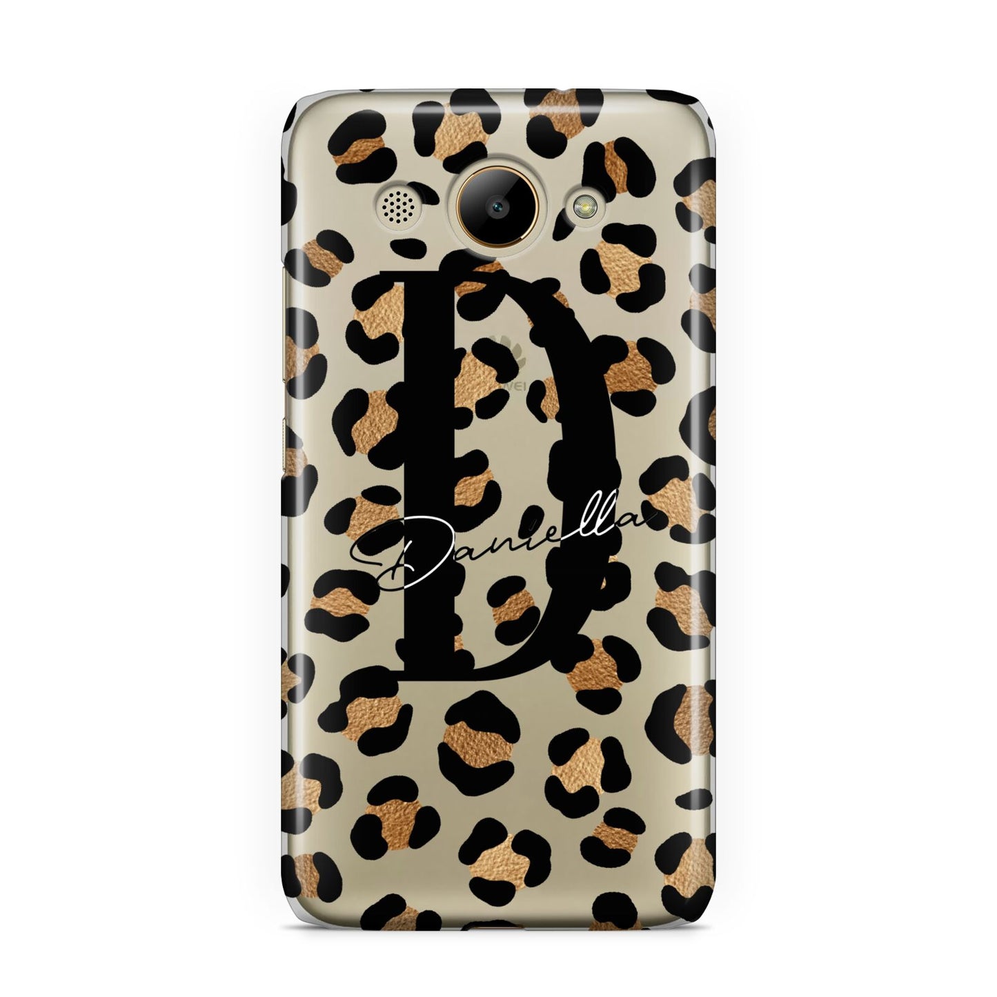 Personalised Leopard Print Huawei Y3 2017