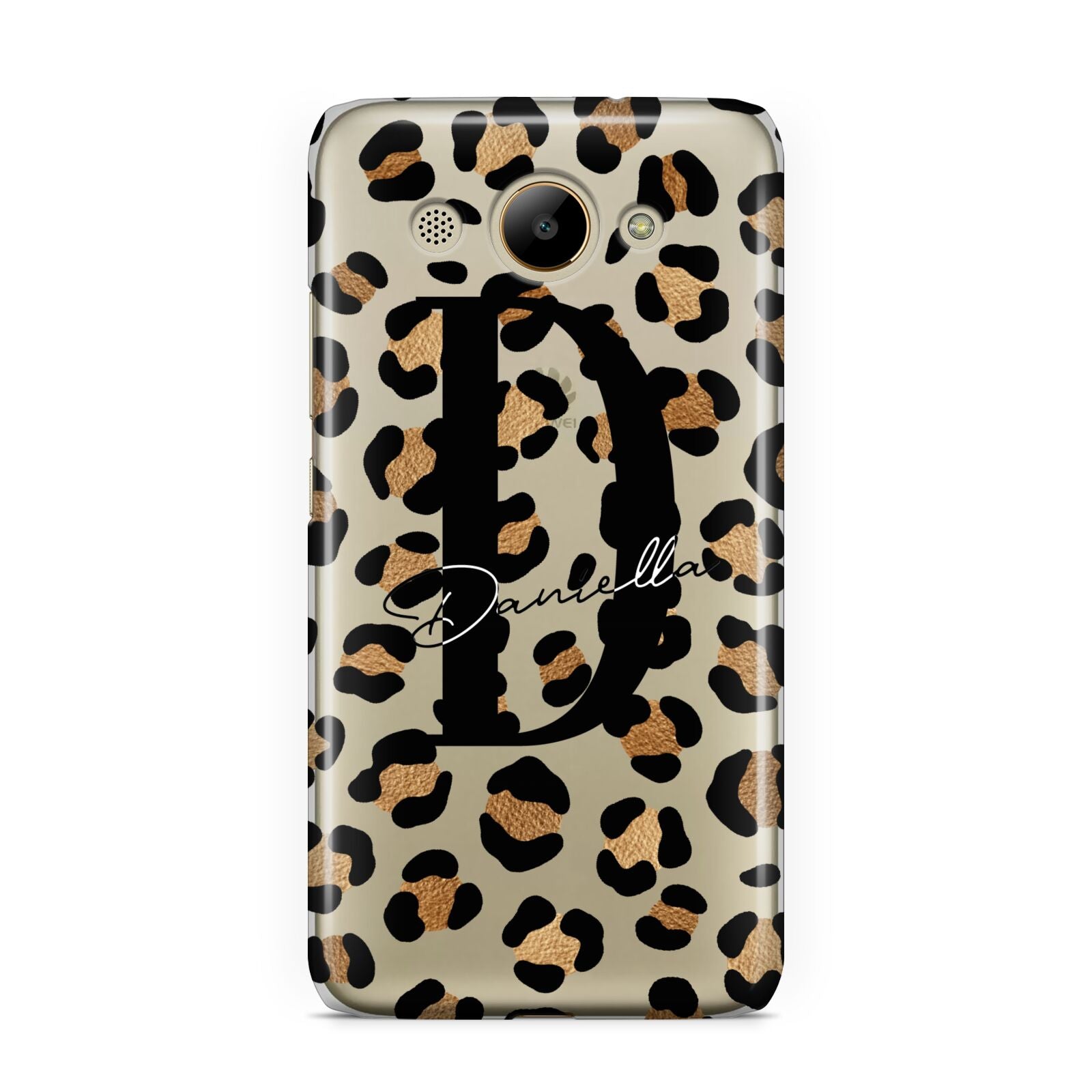 Personalised Leopard Print Huawei Y3 2017