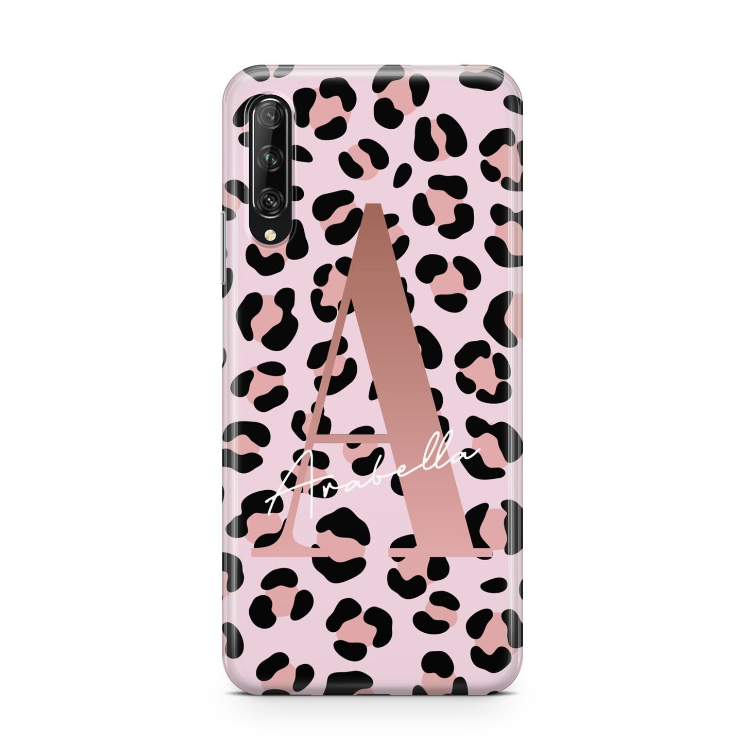 Personalised Leopard Print Initial Huawei P Smart Pro 2019