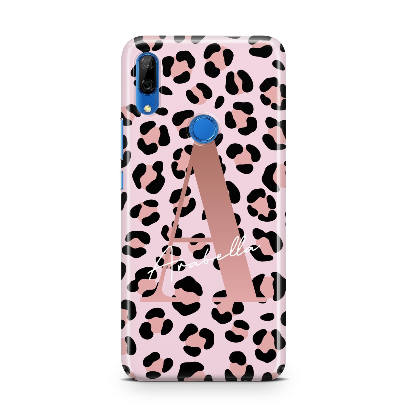 Personalised Leopard Print Initial Huawei P Smart Z