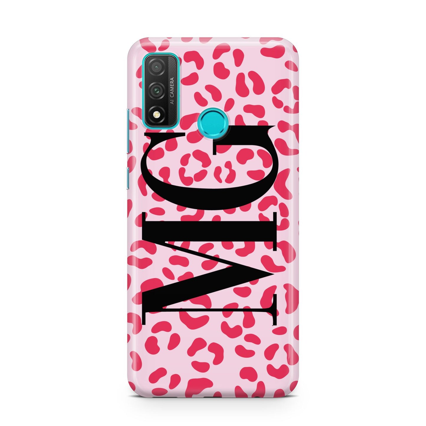 Personalised Leopard Print Initials Huawei P Smart 2020