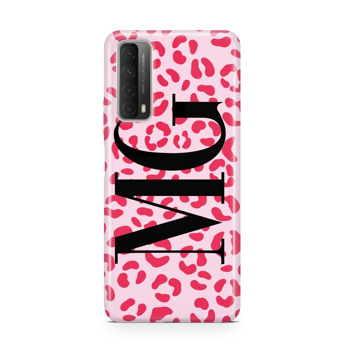 Personalised Leopard Print Initials Huawei P Smart 2021