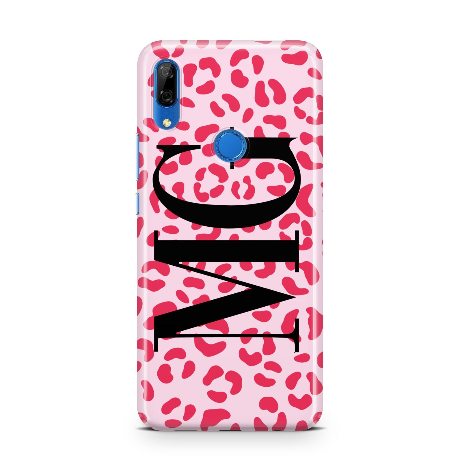 Personalised Leopard Print Initials Huawei P Smart Z