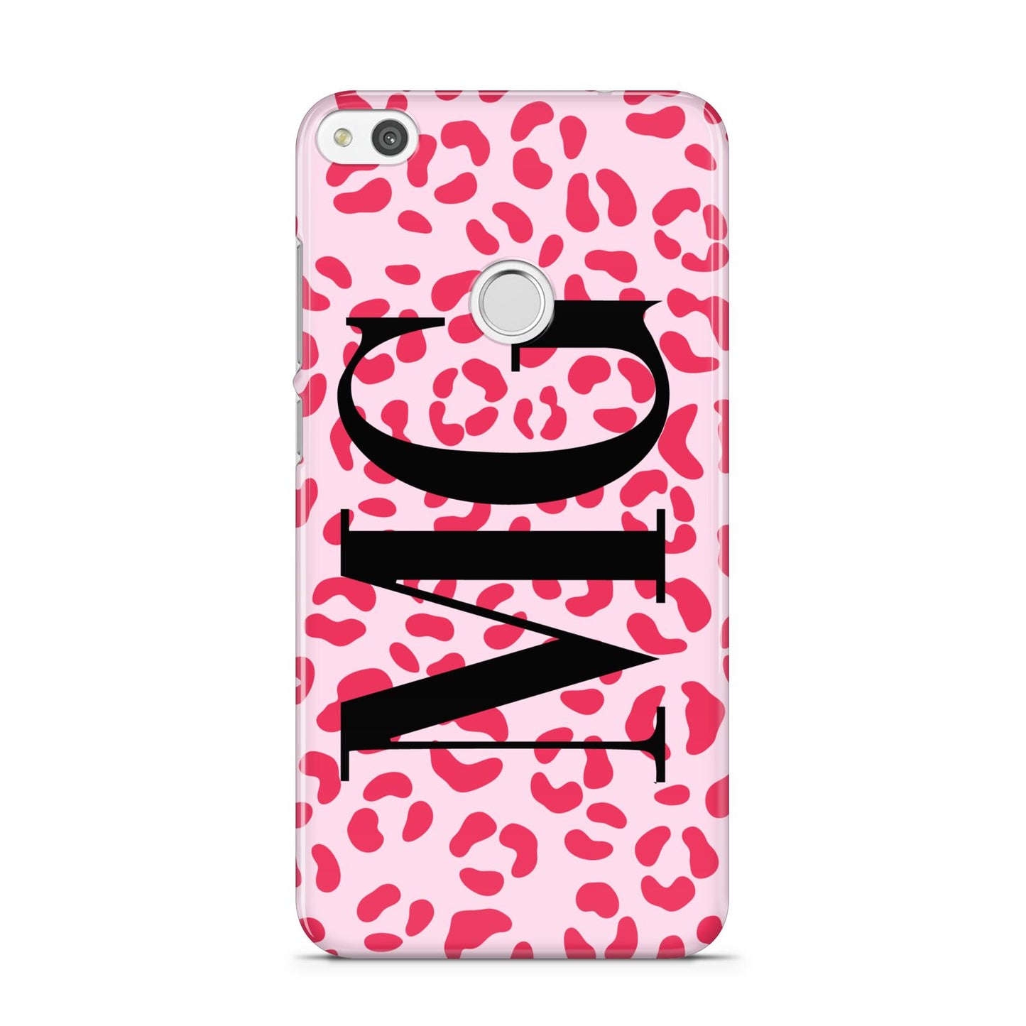 Personalised Leopard Print Initials Huawei P8 Lite Case