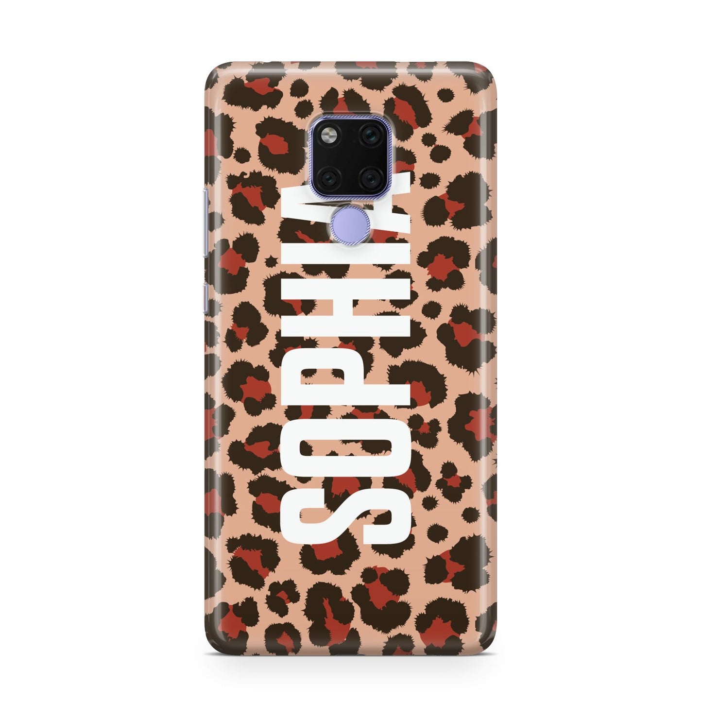 Personalised Leopard Print Name Huawei Mate 20X Phone Case