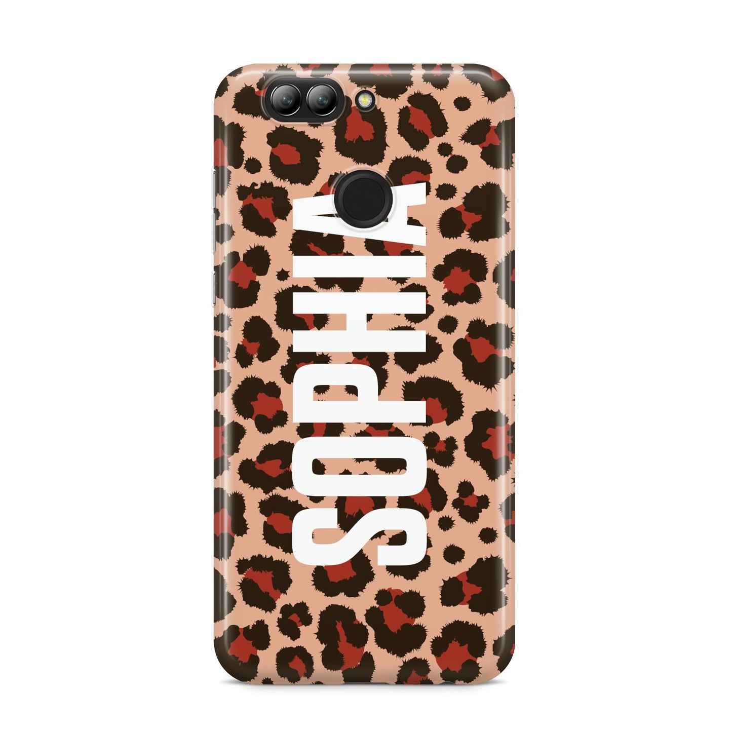 Personalised Leopard Print Name Huawei Nova 2s Phone Case