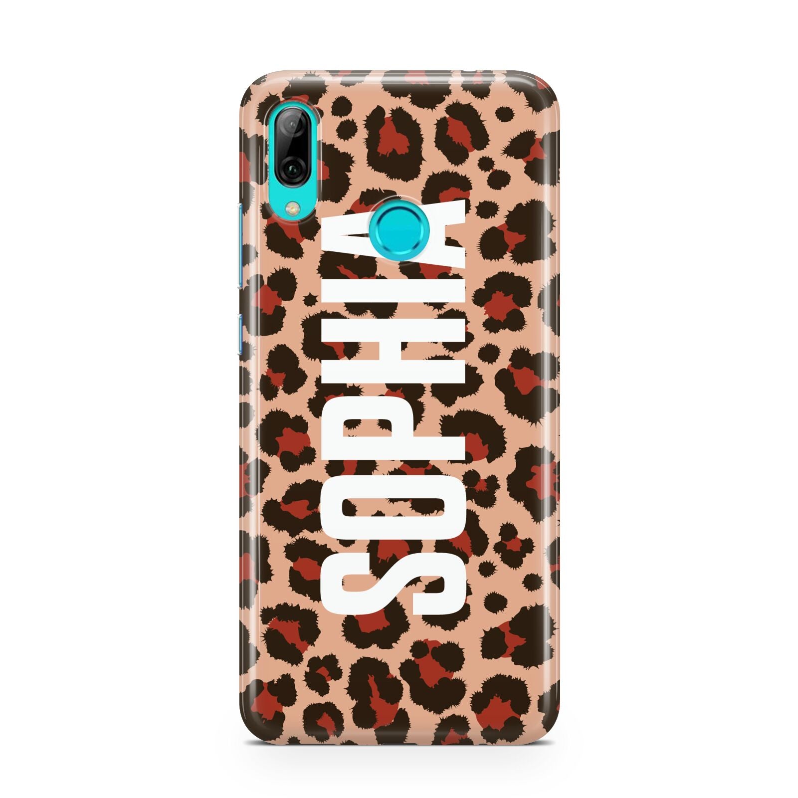 Personalised Leopard Print Name Huawei P Smart 2019 Case