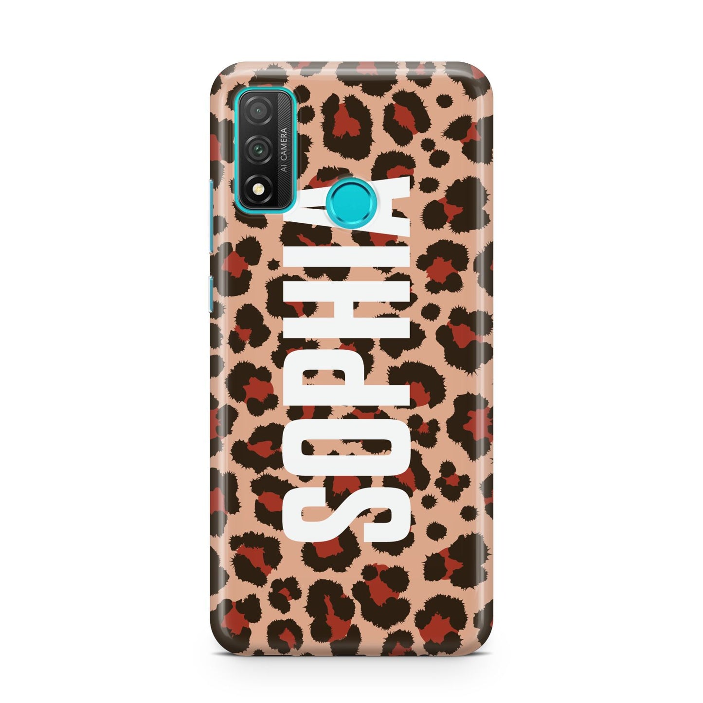 Personalised Leopard Print Name Huawei P Smart 2020