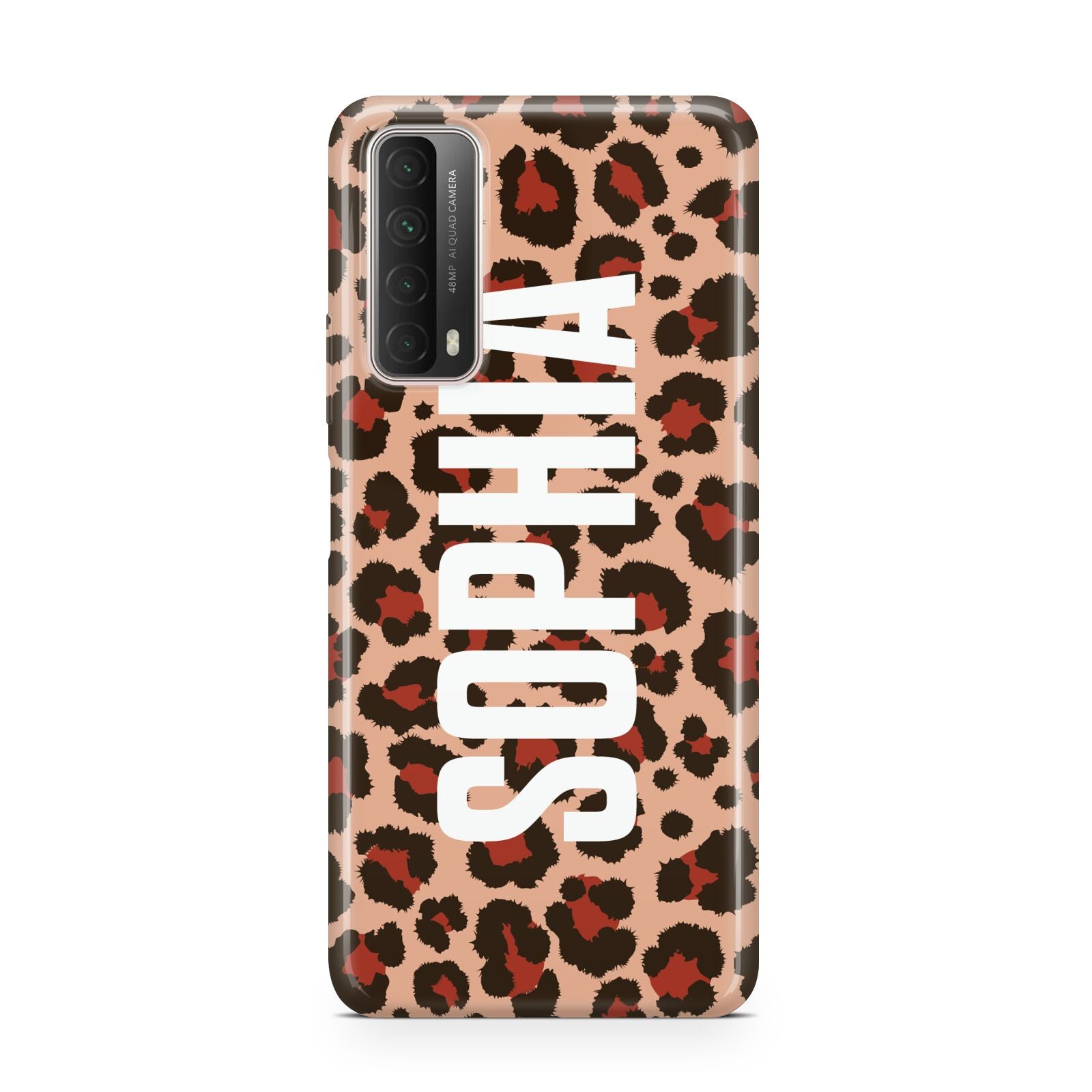 Personalised Leopard Print Name Huawei P Smart 2021