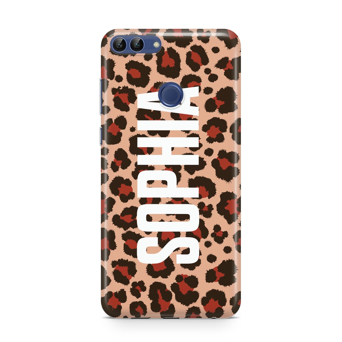 Personalised Leopard Print Name Huawei P Smart Case