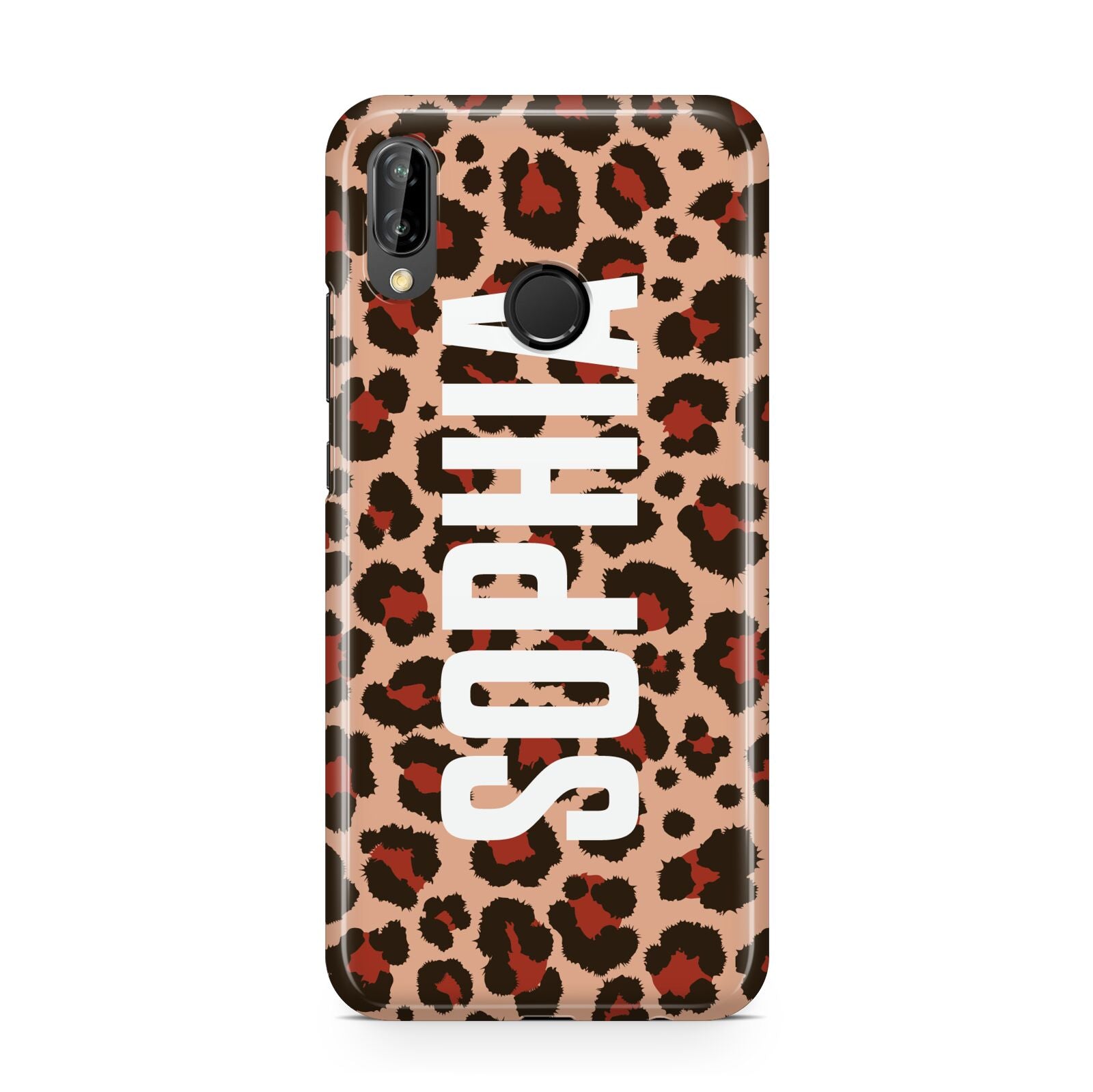 Personalised Leopard Print Name Huawei P20 Lite Phone Case