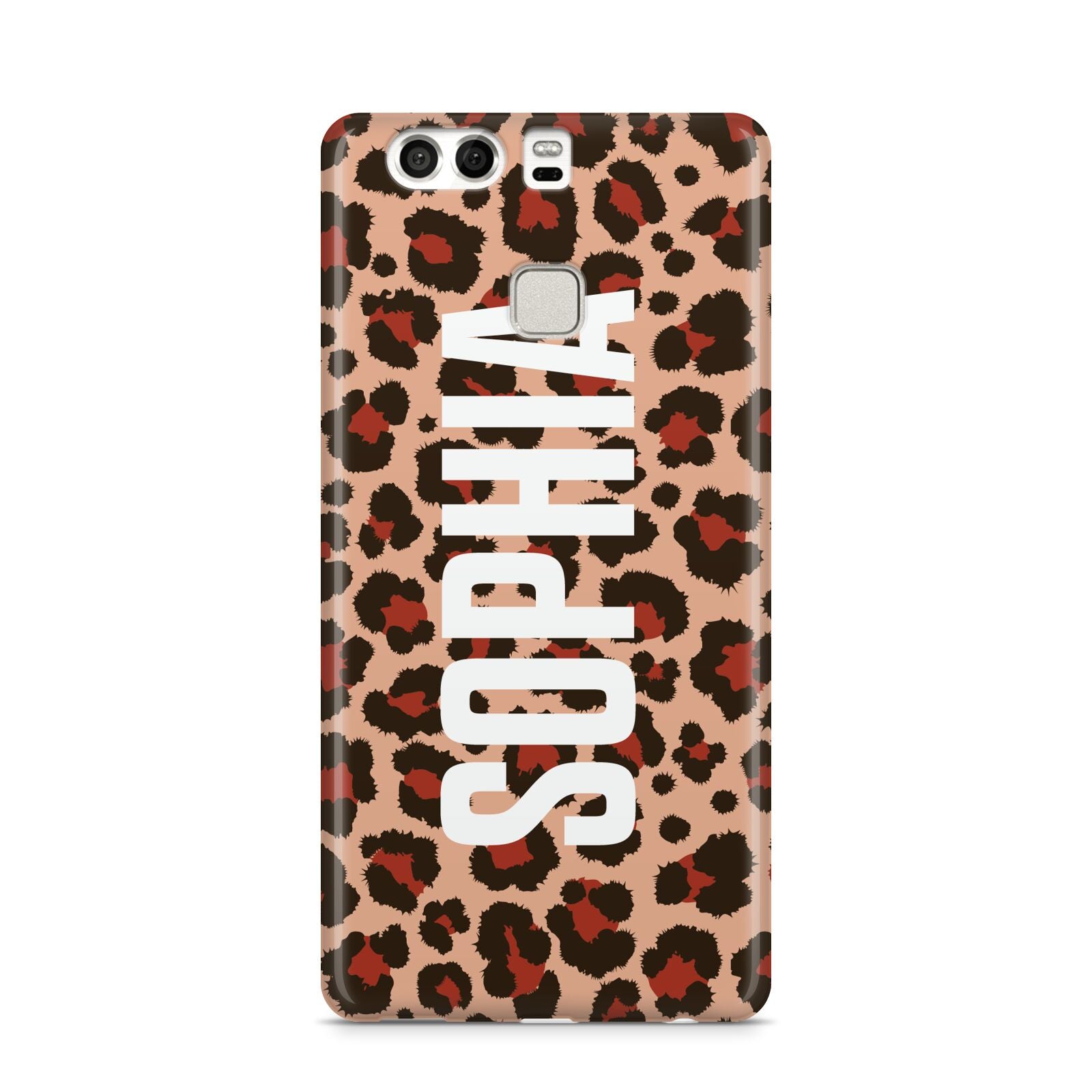 Personalised Leopard Print Name Huawei P9 Case