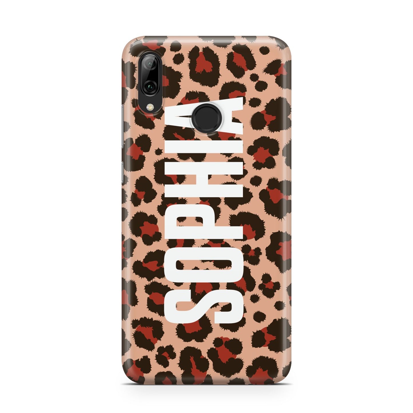 Personalised Leopard Print Name Huawei Y7 2019