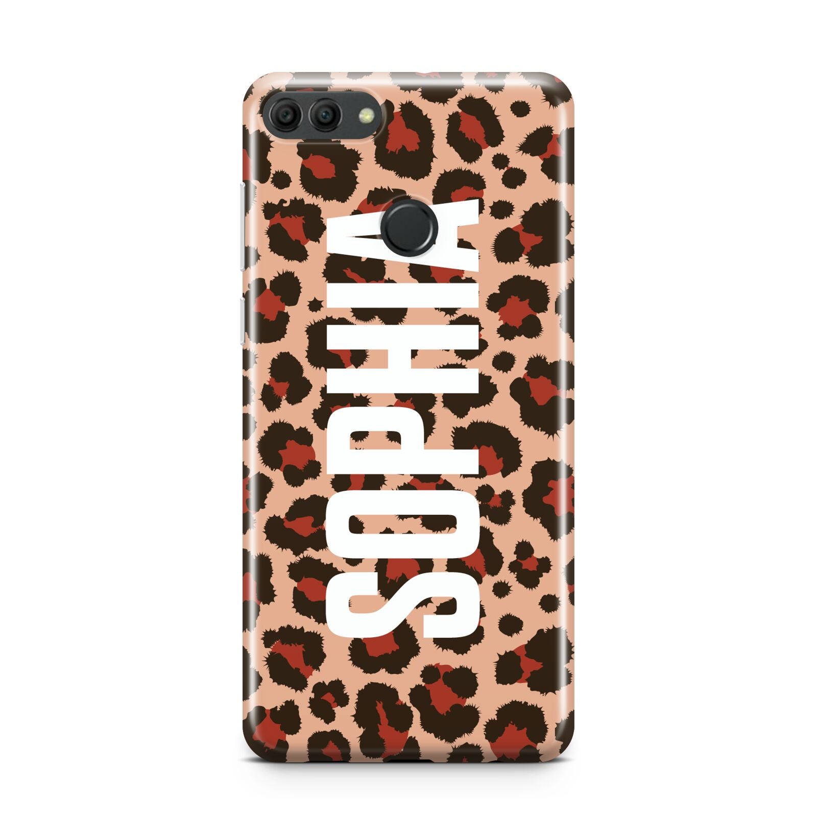 Personalised Leopard Print Name Huawei Y9 2018