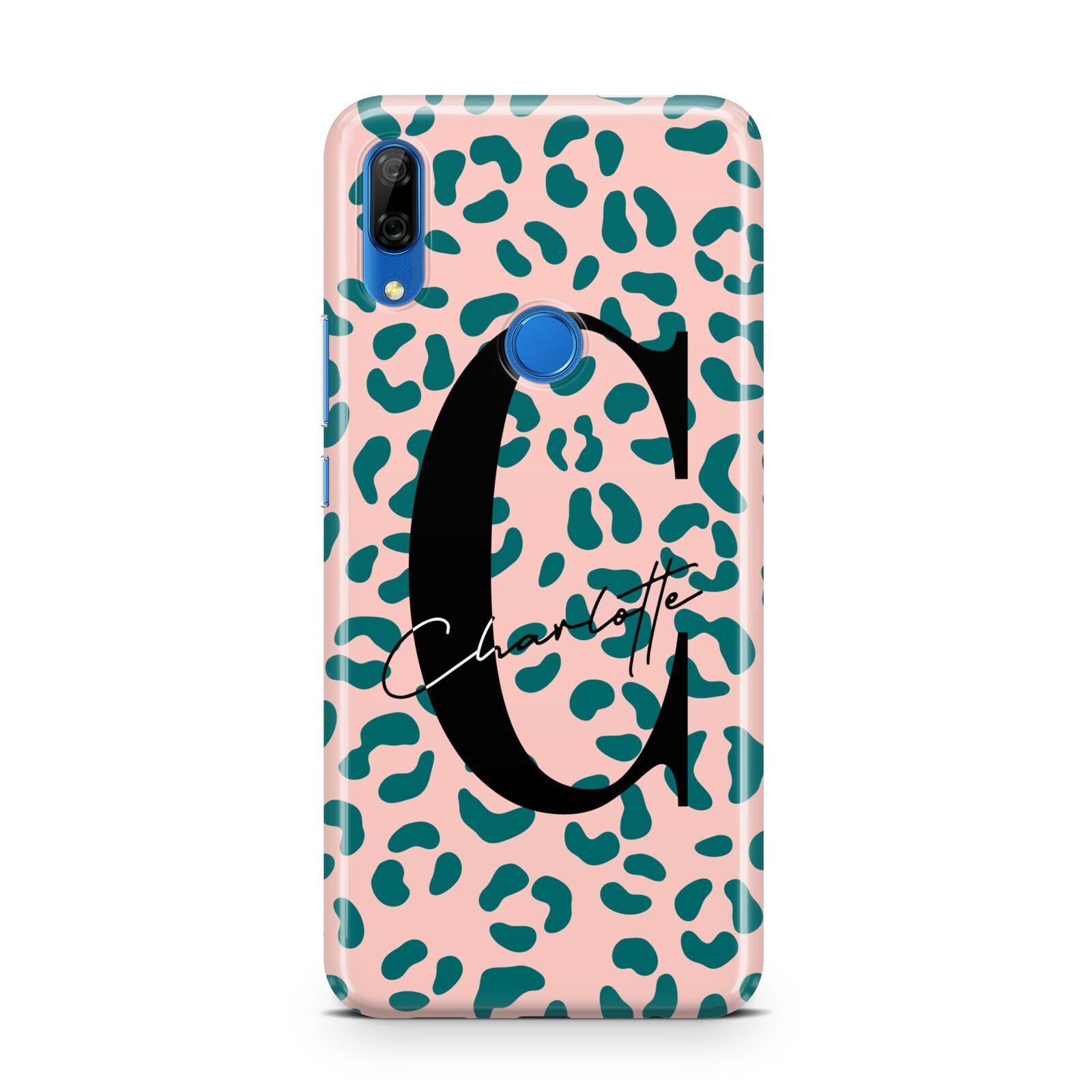 Personalised Leopard Print Pink Green Huawei P Smart Z