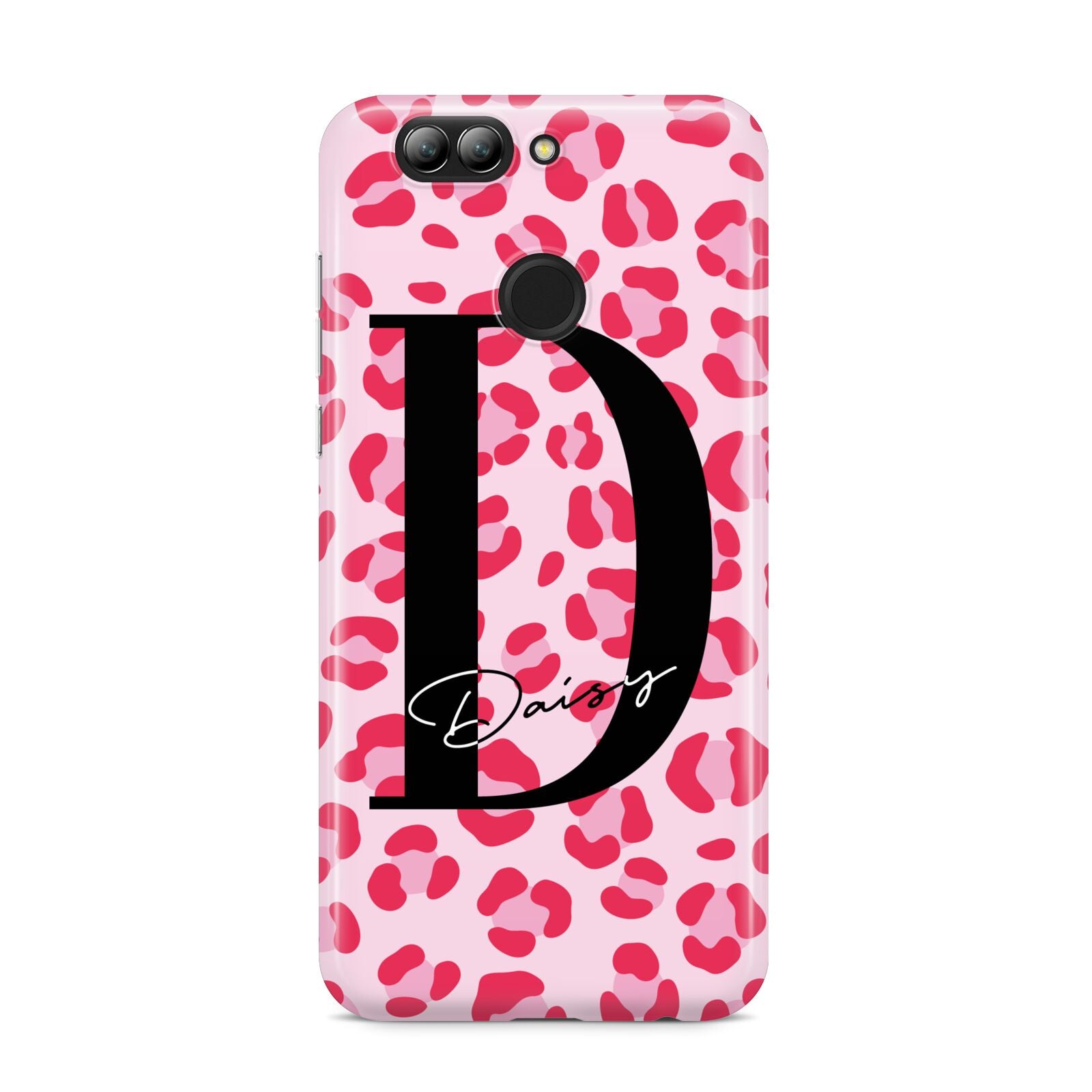 Personalised Leopard Print Pink Red Huawei Nova 2s Phone Case