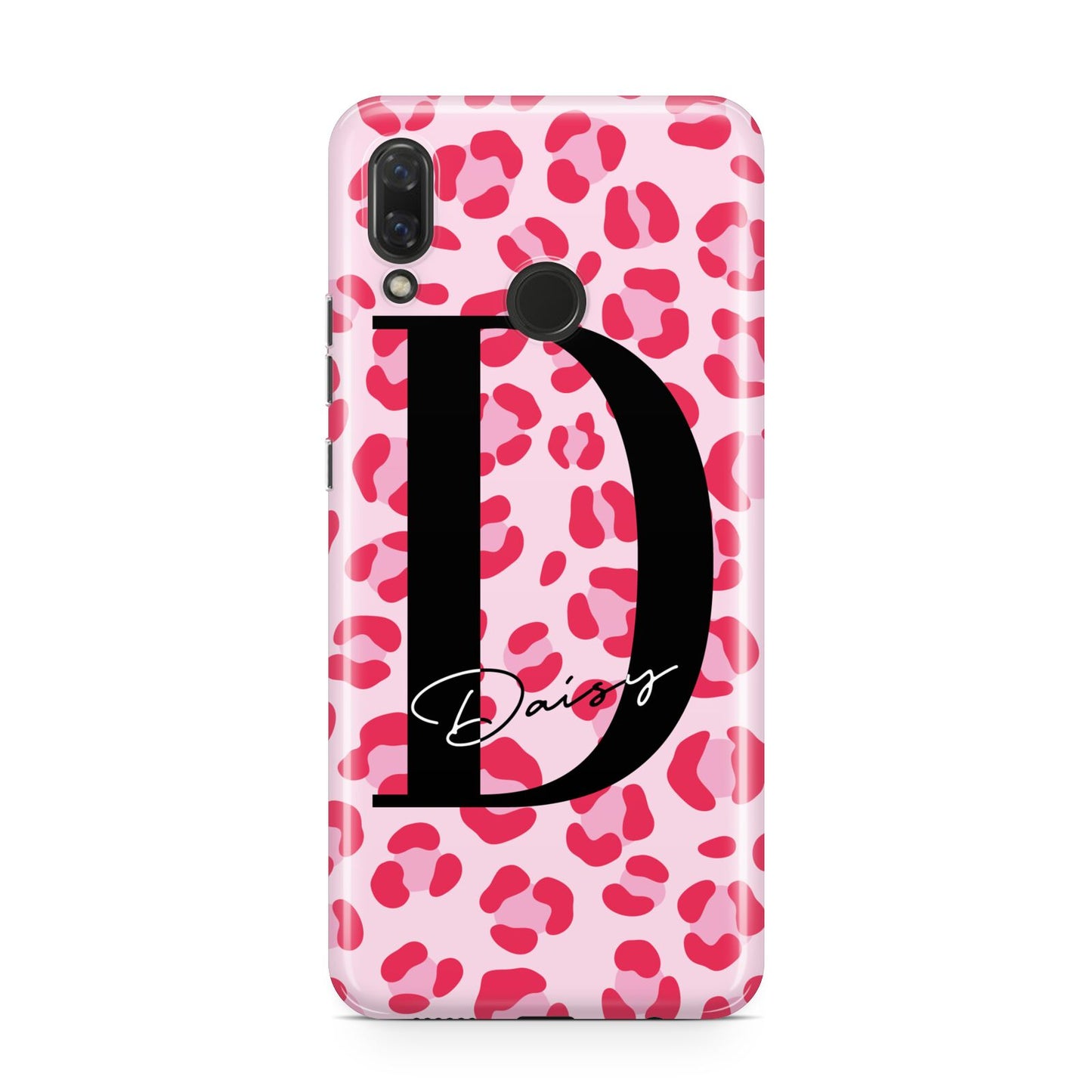 Personalised Leopard Print Pink Red Huawei Nova 3 Phone Case