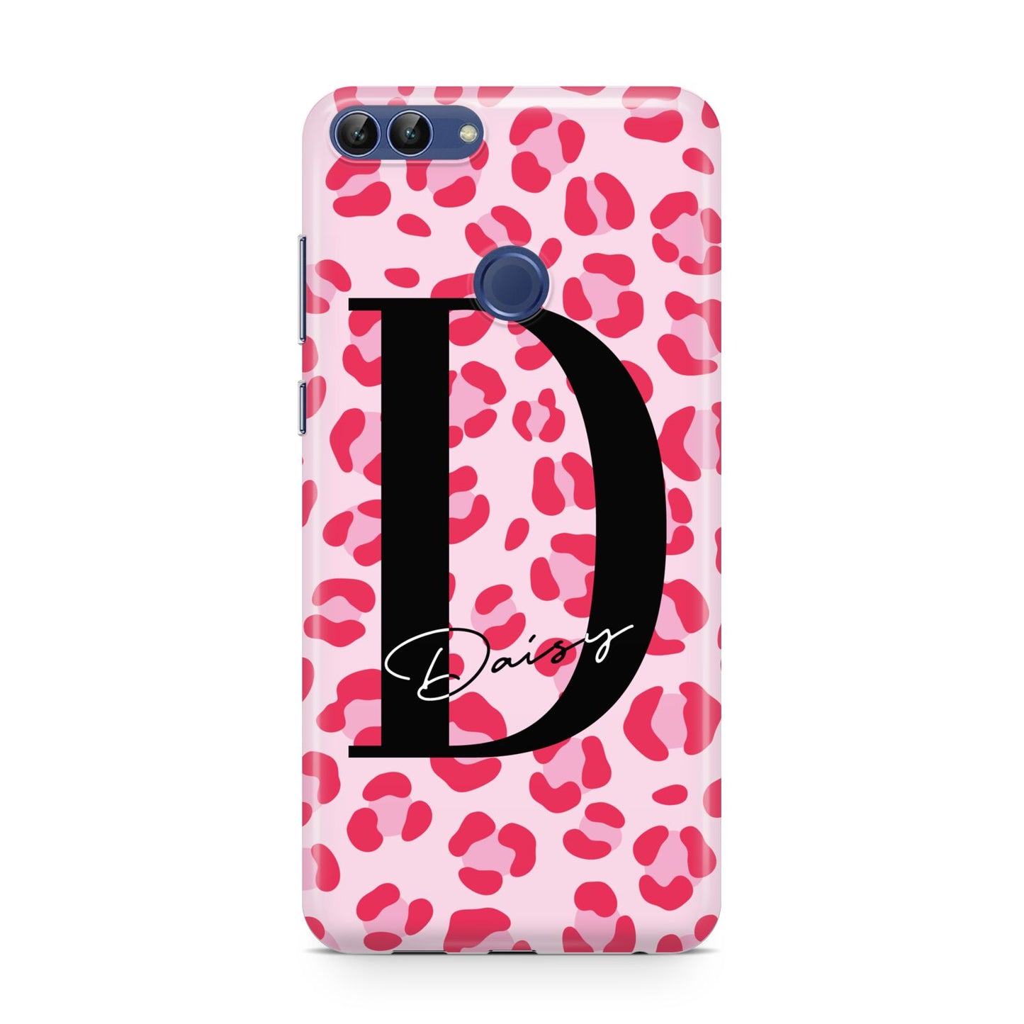 Personalised Leopard Print Pink Red Huawei P Smart Case