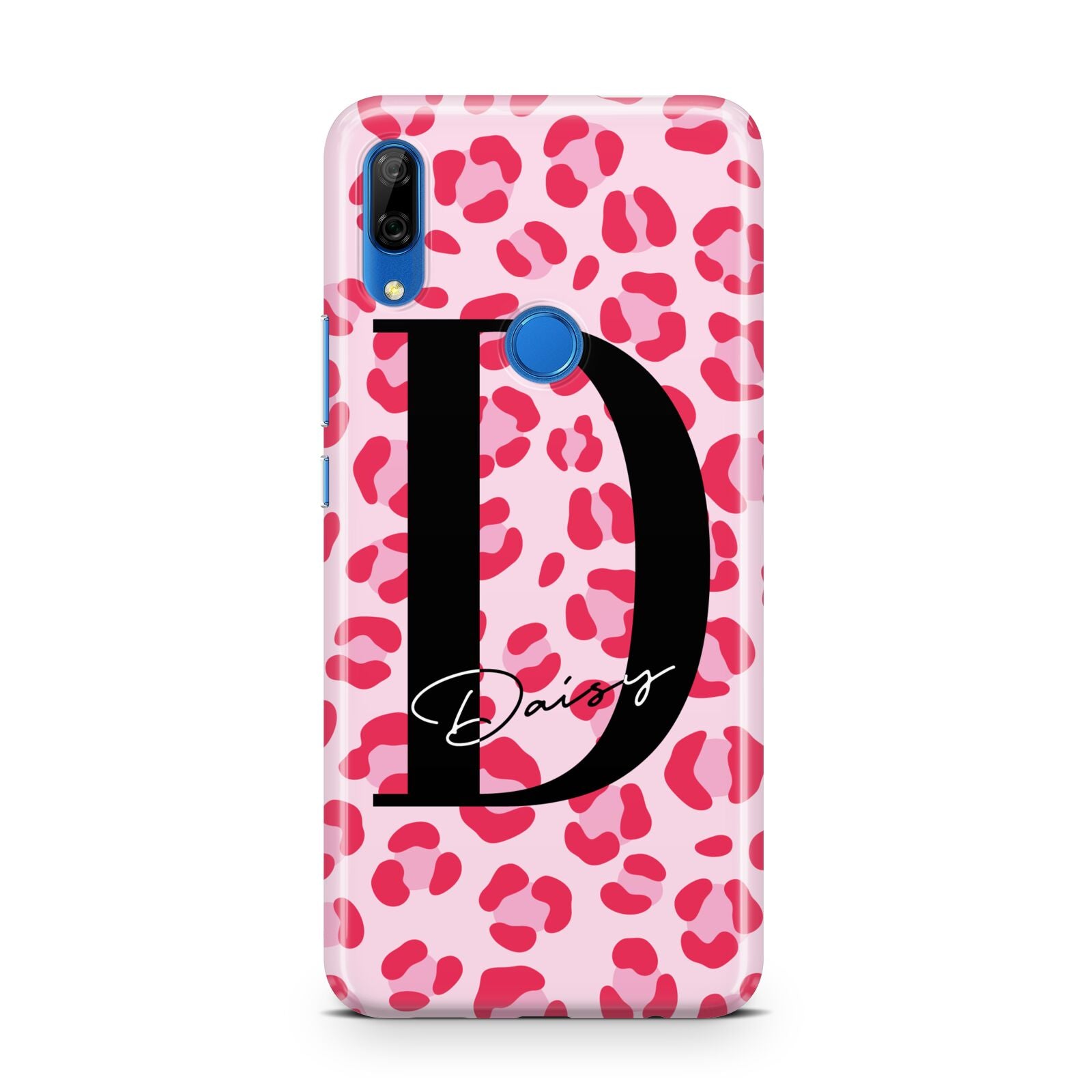 Personalised Leopard Print Pink Red Huawei P Smart Z