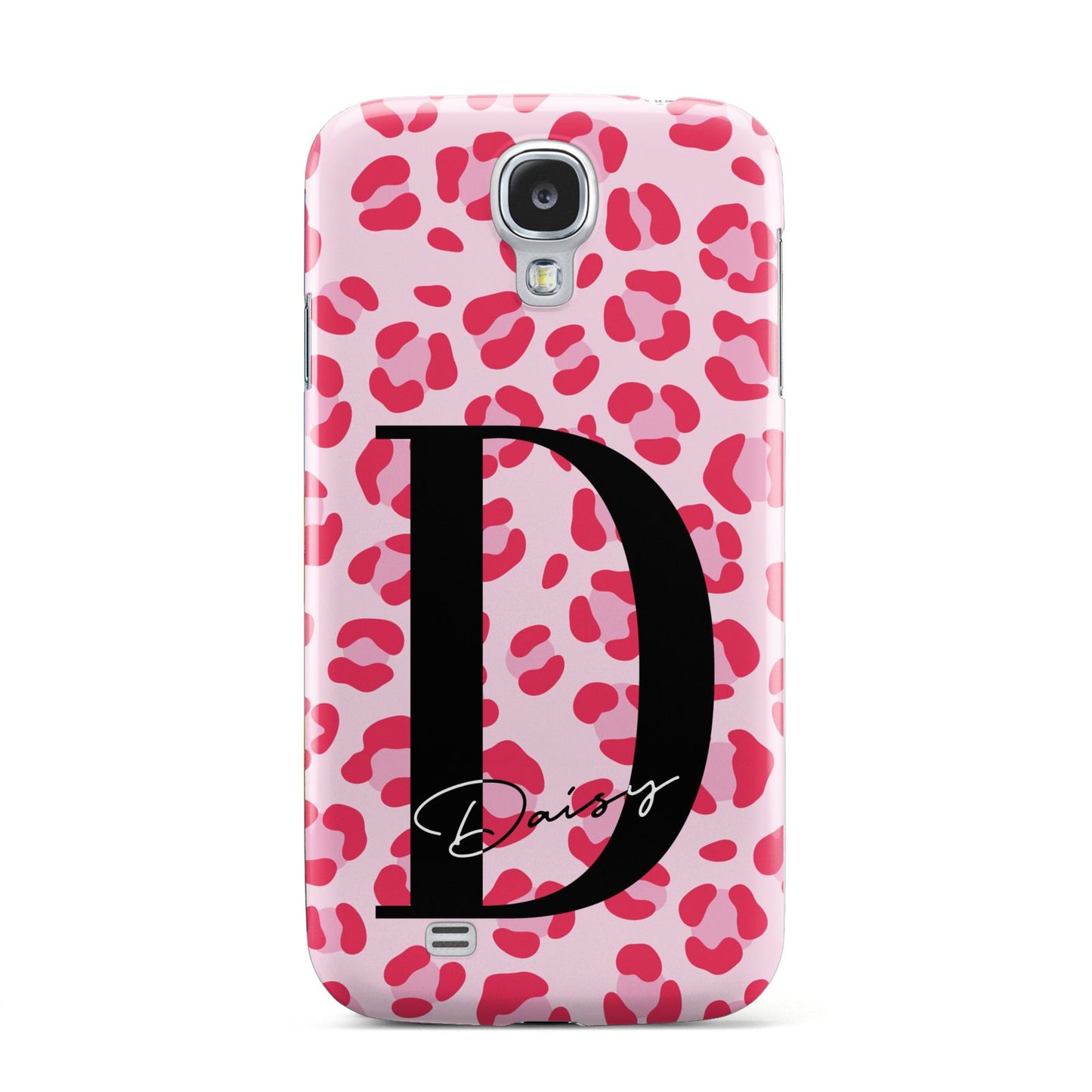 Personalised Leopard Print Pink Red Samsung Galaxy S4 Case