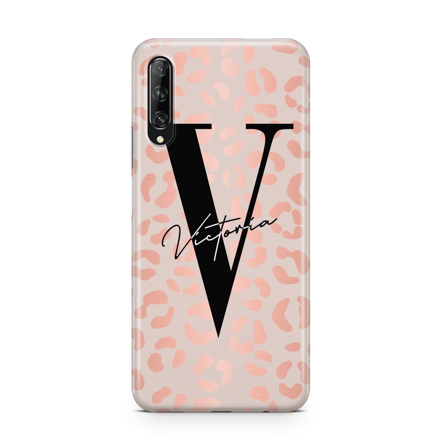 Personalised Leopard Print Rose Gold Huawei P Smart Pro 2019