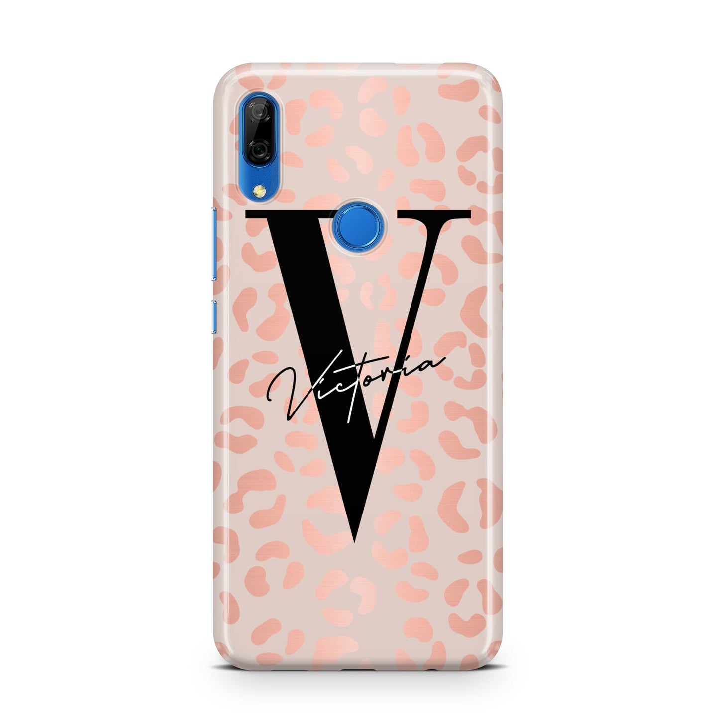 Personalised Leopard Print Rose Gold Huawei P Smart Z