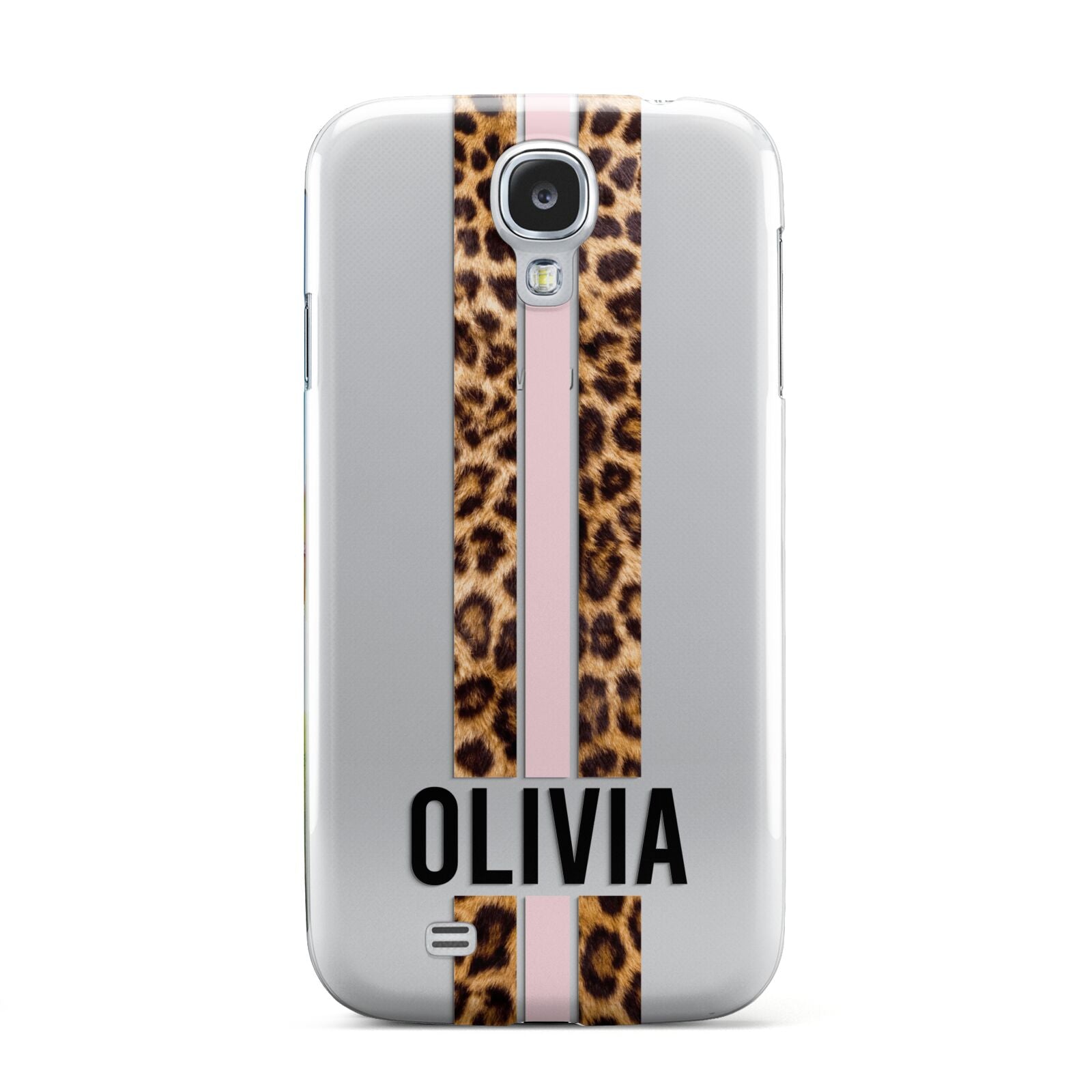 Personalised Leopard Print Stripe Samsung Galaxy S4 Case