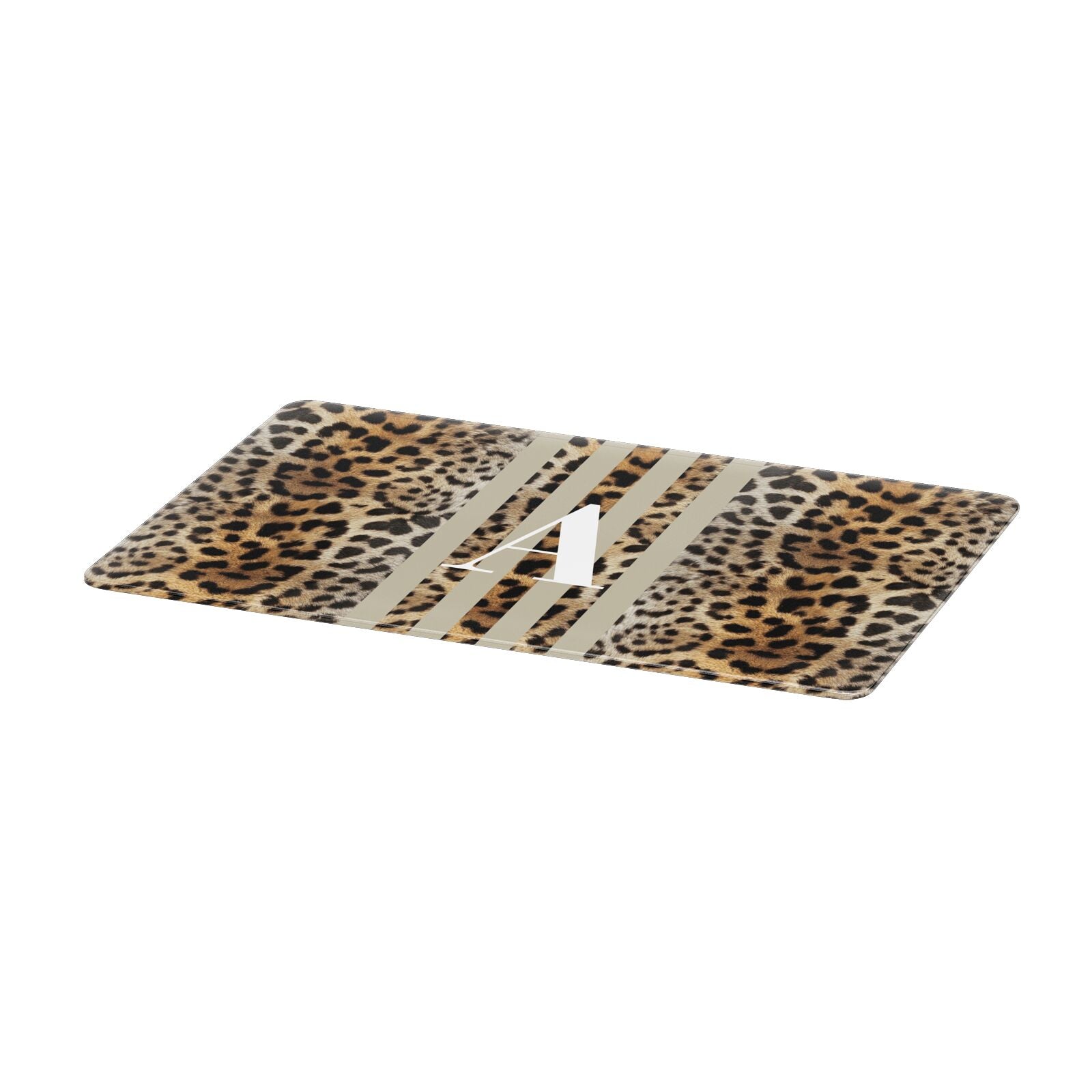 Personalised Leopard Stripes Apple MacBook Case Only